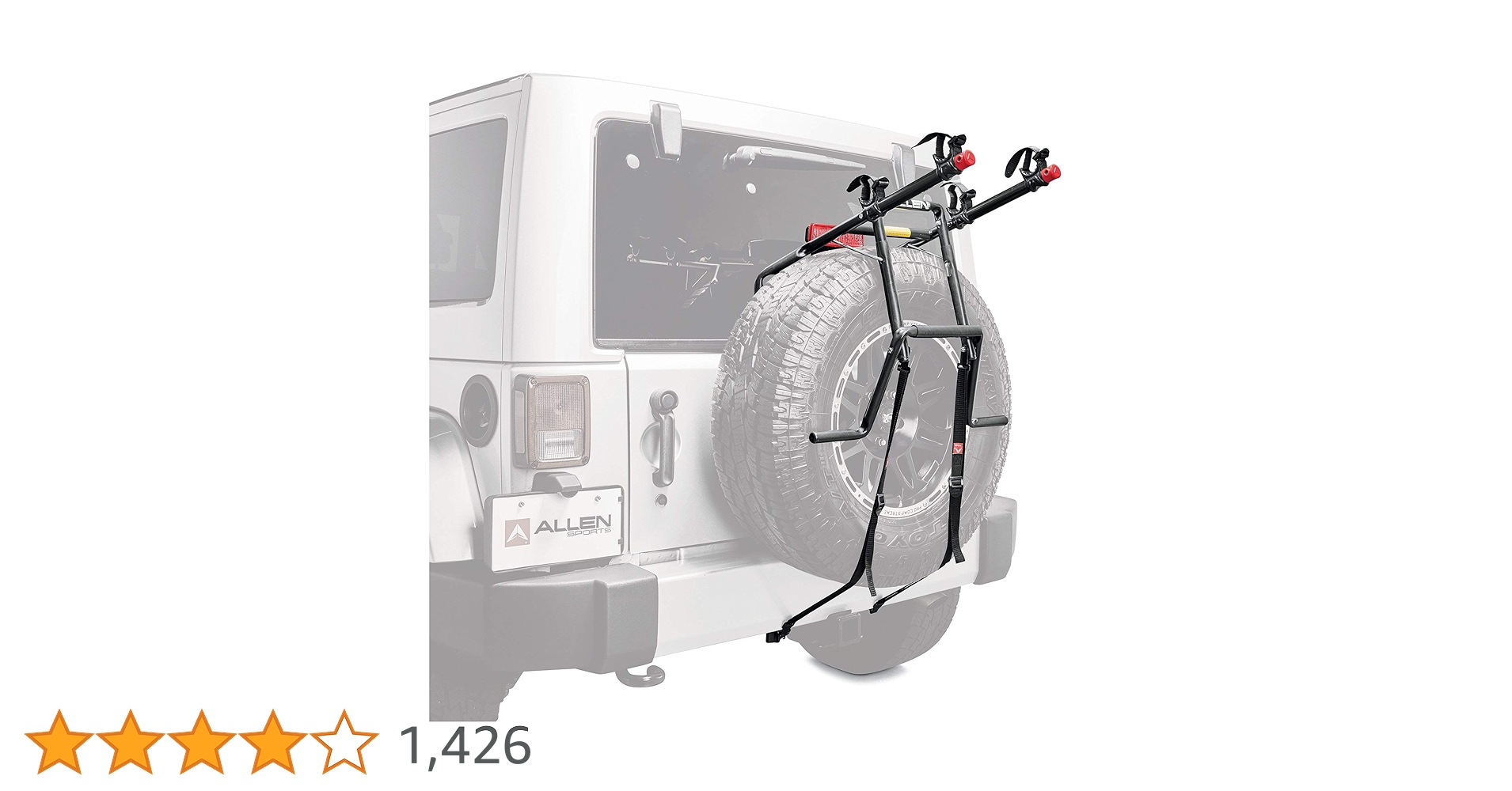 Amazon.co.jp: Allen Sports 322DN Bicycle Carrier Black Spare Tire